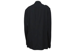 新品同様 YOHJI YAMAMOTO ヨウジヤマモト テーラードジャケット サンプル品 HC-J23-100・2-3 JAPAN製 ブラック 中古 4c072602