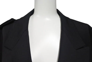 新品同様 YOHJI YAMAMOTO ヨウジヤマモト テーラードジャケット サンプル品 HC-J23-100・2-3 JAPAN製 ブラック 中古 4c072602