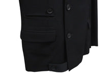 Load image into Gallery viewer, 新品同様 YOHJI YAMAMOTO ヨウジヤマモト テーラードジャケット サンプル品 HC-J23-100・2-3 JAPAN製 ブラック 中古 4c072602