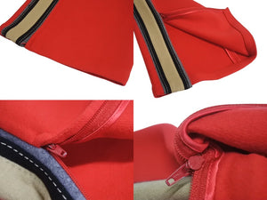 MARC JACOBS マークジェイコブス セットアップ ボトムス パンツ カシミア レッド ベージュ 美品 中古 4c072604