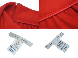 MARC JACOBS マークジェイコブス セットアップ ボトムス パンツ カシミア レッド ベージュ 美品 中古 4c072604