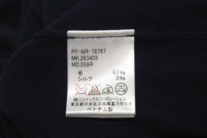 PAUL SMITH ポール スミス Knit Turtle Neck タートルネック ニット レディース ネイビー サイズ XL 美品 中古 4c072610