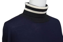 Load image into Gallery viewer, PAUL SMITH ポール スミス Knit Turtle Neck タートルネック ニット レディース ネイビー サイズ XL 美品 中古 4c072610