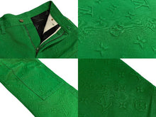 Load image into Gallery viewer, LOUIS VUITTON ルイヴィトン モノグラム デニム RM212 G98 HLD60W グリーン サイズ32 コットン 美品 中古 4c072614