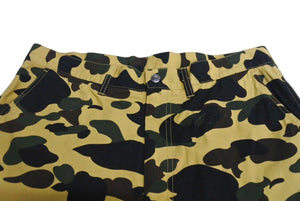 A BATHING APE アベイシングエイプ パンツ カーゴパンツ 迷彩 コットン カモ柄 サイズL 美品 中古 4c072617 