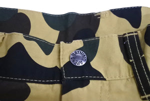A BATHING APE アベイシングエイプ パンツ カーゴパンツ 迷彩 コットン カモ柄 サイズL 美品 中古 4c072617 