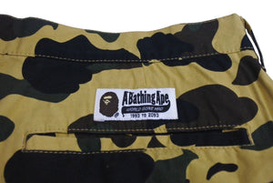 A BATHING APE アベイシングエイプ パンツ カーゴパンツ 迷彩 コットン カモ柄 サイズL 美品 中古 4c072617 