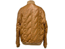Load image into Gallery viewer, A Bathing ape ア ベイシング エイプ レザージャケット ブルゾン CHINA製 カウレザー ポリエステル ブラウン シルバー 美品 中古 4c072621