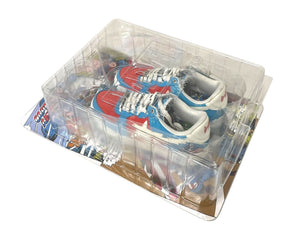 A BATHING APE アベイシングエイプ × MARVEL アスリート BAPE サイズ8 ブルー レッド M191903 美品 中古 4c072622 