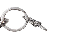 Load image into Gallery viewer, CHROME HEARTS クロムハーツ ショートエクストラファンシーリンク キーリング 2リンク 重量約58.2g シルバー925 美品 中古 4c072624