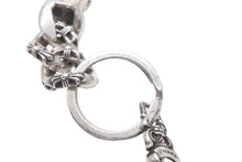 Load image into Gallery viewer, CHROME HEARTS クロムハーツ ショートエクストラファンシーリンク キーリング 2リンク 重量約58.2g シルバー925 美品 中古 4c072624