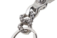Load image into Gallery viewer, CHROME HEARTS クロムハーツ ショートエクストラファンシーリンク キーリング 2リンク 重量約58.2g シルバー925 美品 中古 4c072624