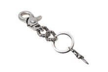 Load image into Gallery viewer, CHROME HEARTS クロムハーツ ショートエクストラファンシーリンク キーリング 2リンク 重量約58.2g シルバー925 美品 中古 4c072624