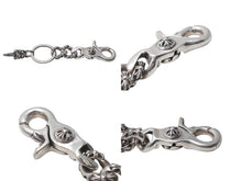 Load image into Gallery viewer, CHROME HEARTS クロムハーツ ショートエクストラファンシーリンク キーリング 2リンク 重量約58.2g シルバー925 美品 中古 4c072624