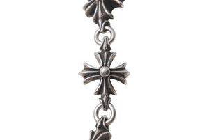 CHROME HEARTS クロムハーツ カットアウト CHプラス ブレスレット 9リンク 重量約55.5g 腕周り約22.5cm シルバー925 美品 中古 4c072626
