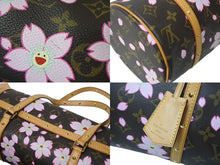 Load image into Gallery viewer, LOUIS VUITTON ルイヴィトン モノグラム チェリーブロッサム パピヨン ブラウン 村上隆 M92009 ロゴ 手持ち 美品 中古 4c072629