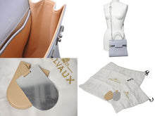 Load image into Gallery viewer, Delvaux デルボー タンペートPM 2WAYバッグ ハンドバッグ ショルダーバッグ レザー グレー シルバー金具 美品 中古 4c072642