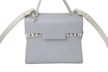 Load image into Gallery viewer, Delvaux デルボー タンペートPM 2WAYバッグ ハンドバッグ ショルダーバッグ レザー グレー シルバー金具 美品 中古 4c072642