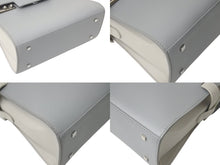 Load image into Gallery viewer, Delvaux デルボー タンペートPM 2WAYバッグ ハンドバッグ ショルダーバッグ レザー グレー シルバー金具 美品 中古 4c072642