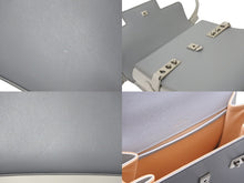 Load image into Gallery viewer, Delvaux デルボー タンペートPM 2WAYバッグ ハンドバッグ ショルダーバッグ レザー グレー シルバー金具 美品 中古 4c072642