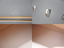Load image into Gallery viewer, Delvaux デルボー タンペートPM 2WAYバッグ ハンドバッグ ショルダーバッグ レザー グレー シルバー金具 美品 中古 4c072642