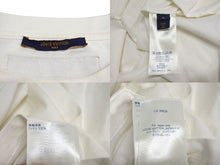 画像をギャラリービューアに読み込む, LOUIS VUITTON ルイヴィトン エンボス LVロングスリーブ 長袖Tシャツ RM212M DT3 HLY23W コットン ホワイト サイズXL 美品 中古 4c072649