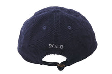 Load image into Gallery viewer, 新品未使用 POLO RALPH LAUREN ポロラルフローレン キャップ キッズサイズ ワンサイズ ポロベアー コーデュロイ ネイビー 中古 4c072668