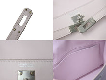 Load image into Gallery viewer, 新品同様 エルメス ケリーダンス モーヴペール スイフト B刻印 シルバー金具 ショルダーバッグ 中古 4c072672