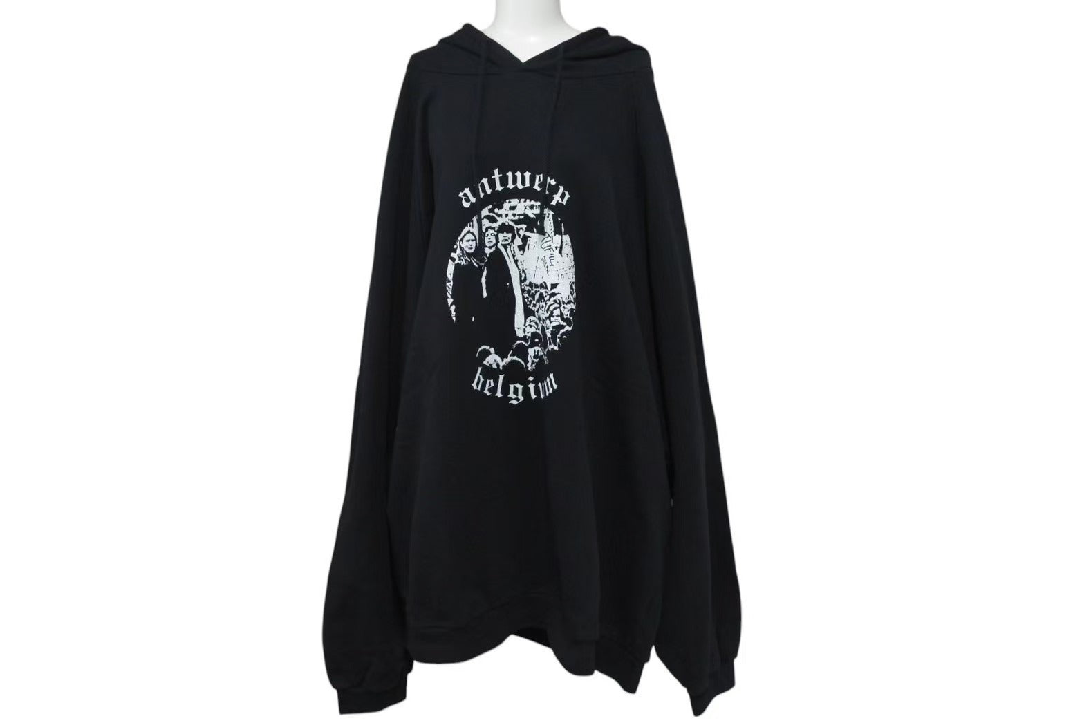レア！貴重！Raf Simons グラフィックプリント長袖カットソー 46 RAF SIMONS Big fit shirt with printed Solemn-X BLACK | AYIN