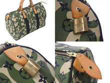 Load image into Gallery viewer, 極美品 ルイ ヴィトン LOUIS VUITTON モノグラム フラージュ スピーディ 35 バッグ カモフラ グリーン M95773 村上隆 中古 4c072698