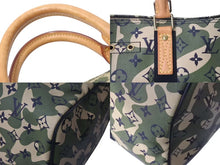 Load image into Gallery viewer, 極美品 ルイ ヴィトン LOUIS VUITTON モノグラム フラージュ スピーディ 35 バッグ カモフラ グリーン M95773 村上隆 中古 4c072698