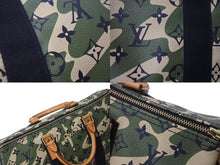 Load image into Gallery viewer, 極美品 ルイ ヴィトン LOUIS VUITTON モノグラム フラージュ スピーディ 35 バッグ カモフラ グリーン M95773 村上隆 中古 4c072698