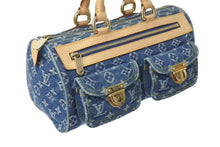Load image into Gallery viewer, LOUIS VUITTON ルイヴィトン ネオスピーディ ハンドバッグ M95019 モノグラムデニム ゴールド金具 美品 中古 4c072699