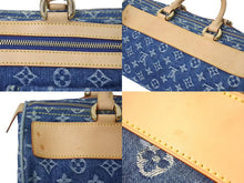 Load image into Gallery viewer, LOUIS VUITTON ルイヴィトン ネオスピーディ ハンドバッグ M95019 モノグラムデニム ゴールド金具 美品 中古 4c072699