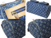 Load image into Gallery viewer, LOUIS VUITTON ルイヴィトン ネオスピーディ ハンドバッグ M95019 モノグラムデニム ゴールド金具 美品 中古 4c072699