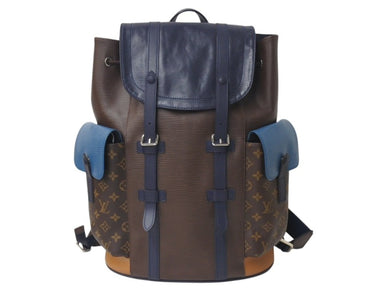 LOUIS VUITTON ルイヴィトン クリストファーPM リュック バックパック M51458 エピレザー シルバー金具 美品 中古 4c072700