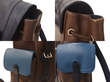 Load image into Gallery viewer, LOUIS VUITTON ルイヴィトン クリストファーPM リュック バックパック M51458 エピレザー シルバー金具 美品 中古 4c072700