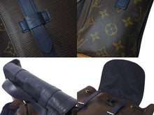 Load image into Gallery viewer, LOUIS VUITTON ルイヴィトン クリストファーPM リュック バックパック M51458 エピレザー シルバー金具 美品 中古 4c072700