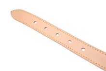 Load image into Gallery viewer, LOUISVUITTON ルイヴィトン ショルダーストラップ ヌメ革 ブラウン 美品 中古 4c072701