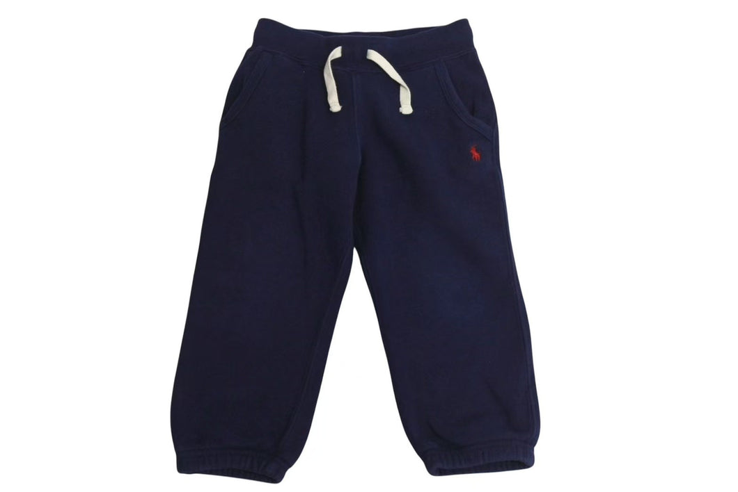 POLO RALPH LAUREN ポロ ラルフローレン パンツ キッズ コットン ポリエステル ネイビー サイズ3/3T 美品 中古 4c072708