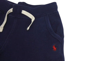 POLO RALPH LAUREN ポロ ラルフローレン パンツ キッズ コットン ポリエステル ネイビー サイズ3/3T 美品 中古 4c072708