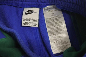 NIKE ナイキ スウェットパンツ キッズ コットン ポリエステル ブルー グリーン 98-104cm XS 美品 中古 4c072709