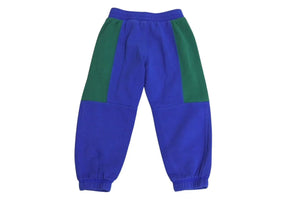 NIKE ナイキ スウェットパンツ キッズ コットン ポリエステル ブルー グリーン 98-104cm XS 美品 中古 4c072709