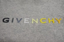 Load image into Gallery viewer, Givenchy ジバンシー ニット セーター キッズ ハイネック ウール カシミヤ グレー マルチカラー サイズ8 美品 中古 4c072711