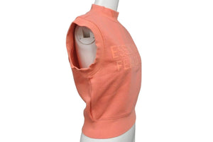 ESSENTIALS エッセンシャルズ フィアオブゴッド キッズ セットアップ ノースリーブ ハーフパンツ サーモンピンク 4/5 美品 中古 4c072714