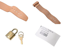 Load image into Gallery viewer, 新品未使用 LOUIS VUITTON ルイヴィトン 村上隆 M95774 モノグラモフラージュ キーポル・バンドリエール55用 ネームタグ ポワニエ 鍵カデナセット 中古 4c072715