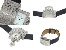 Load image into Gallery viewer, VAN CLEEF &amp; ARPELS ヴァンクリーフ＆アーペル WRWF01E8 シークレットデンテル ホワイトシェル 時計 美品 中古 4c072720