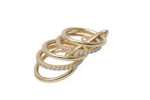 Load image into Gallery viewer, 極美品 TIFFANY ティファニー タイタン by ファレル・ウィリアムス 5ロウ リング AU750 D1.75CT 13号 中古 4c072726