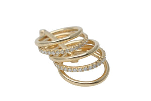 極美品 TIFFANY ティファニー タイタン by ファレル・ウィリアムス 5ロウ リング AU750 D1.75CT 13号 中古 4c072726