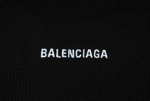 新品未使用 BALENCIAGA バレンシアガ 23SS バラクラバ ニットキャップ 719536 テスート ウール ポリエステル ブラック 中古 4c072732